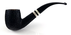 SAV106 - 606 Savinelli Pianoforte Rustic 9mm Filter Pipe 